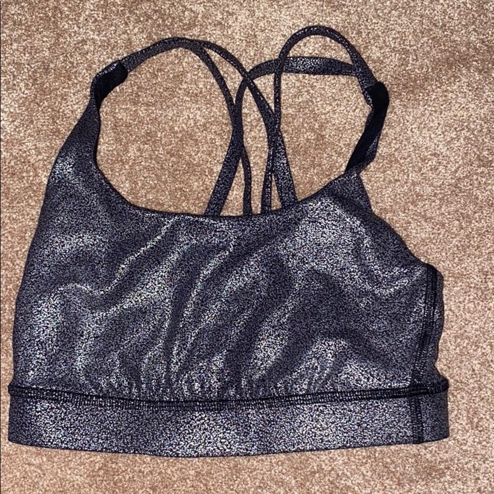 A Lululemon sports bra